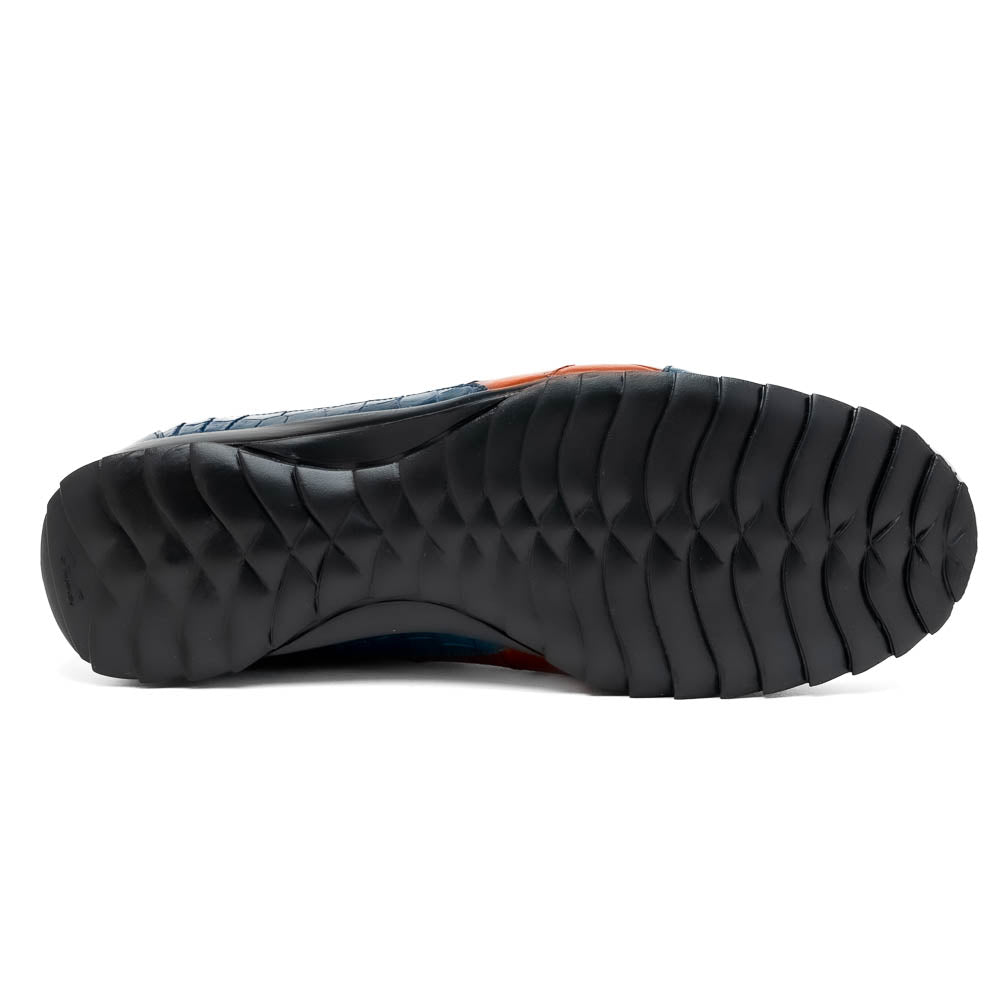 Marco Di Milano Cairo Alligator Sneakers Blue