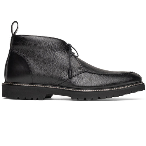 Zelli Campo High Deerskin Chukka Boot Black (48-595-BLK)