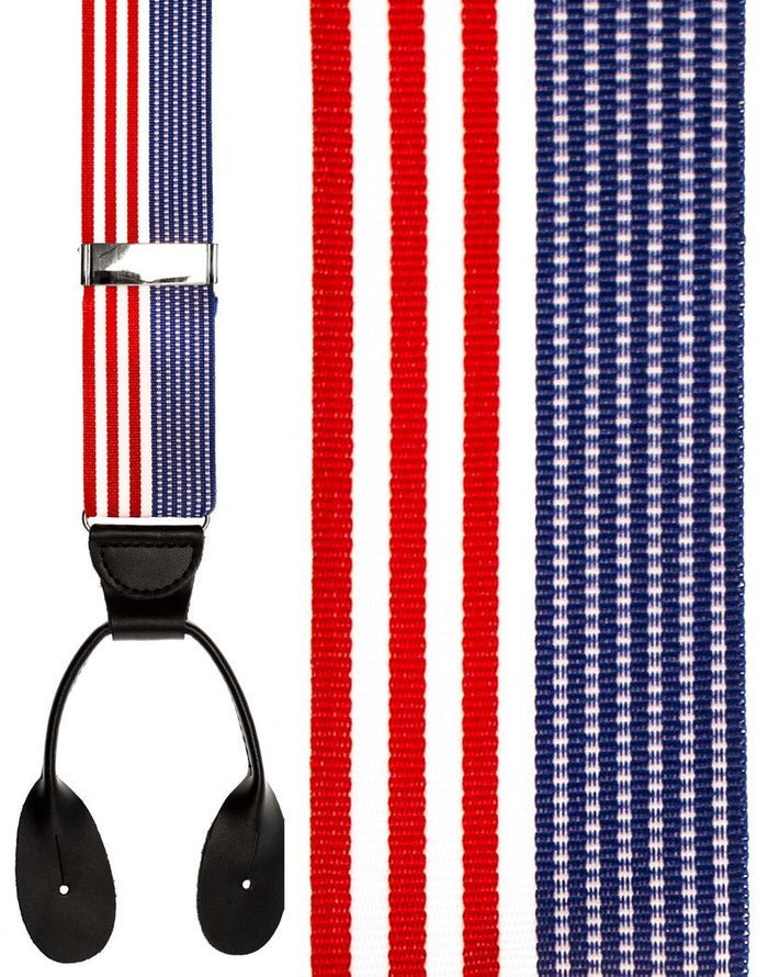 American Flag Suspenders by Cardi