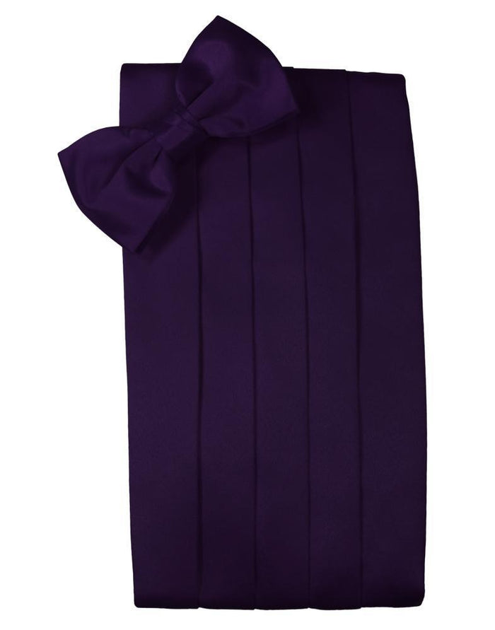 Amethyst Luxury Kids Satin Cummerbund Cardi