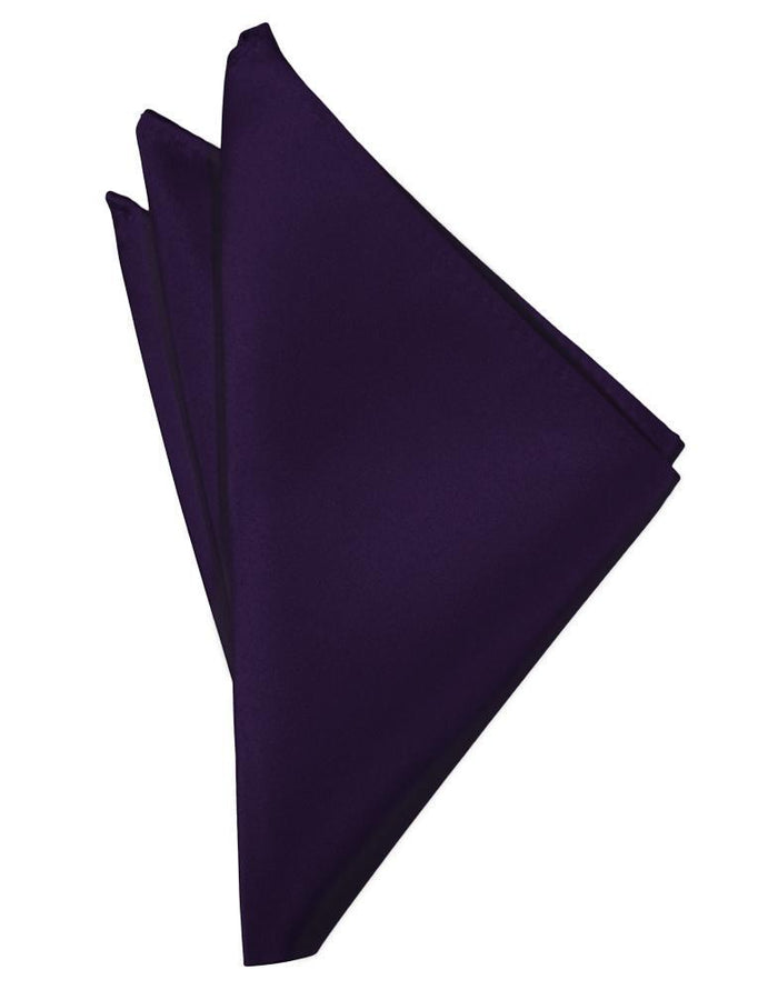 Amethyst Luxury Satin Pocket Square Cardi