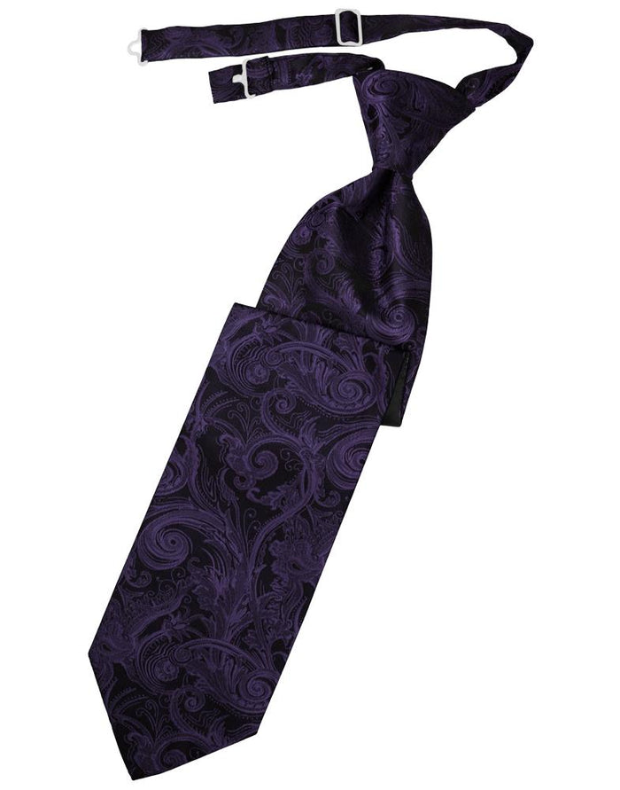 Amethyst Tapestry Kids Necktie Cardi