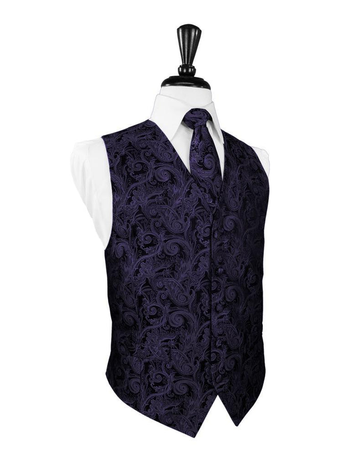 Amethyst Tapestry Tuxedo Vest by Cardi
