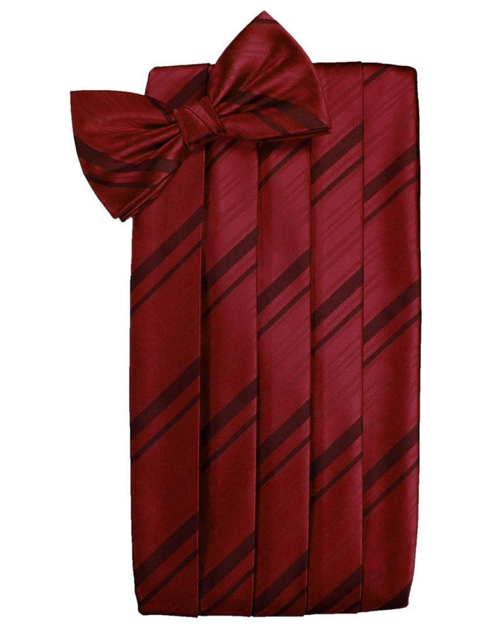 Apple Kids Striped Satin Cummerbund Cardi