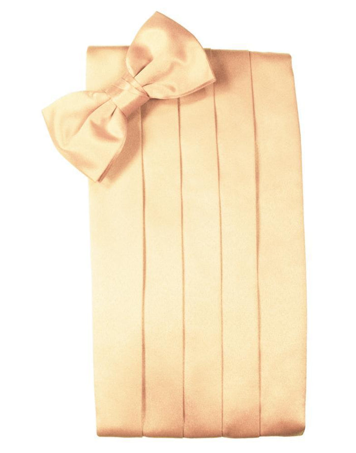 Apricot Luxury Kids Satin Cummerbund by Cardi