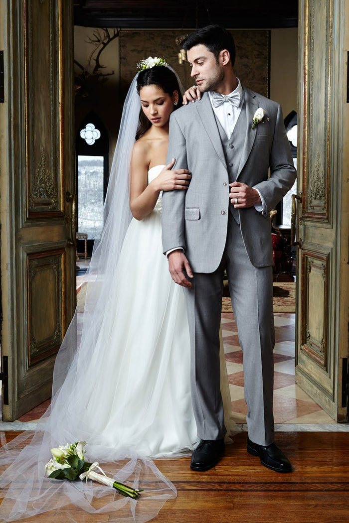 Aspen Heather Grey Suit Jacket (Separates) by Cardi
