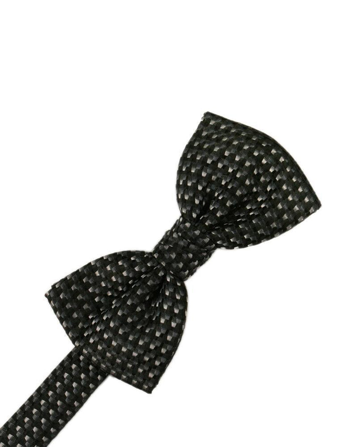 Asphalt Venetian Kids Bow Tie Cardi