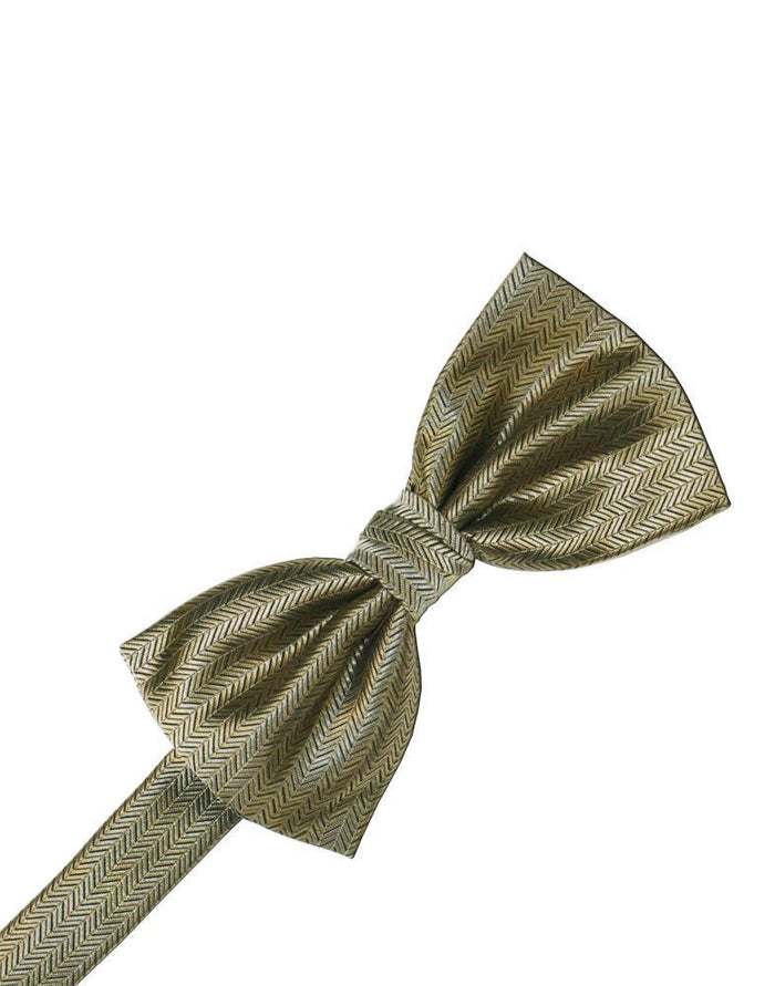 Bamboo Herringbone Kids Bow Tie by Cardi