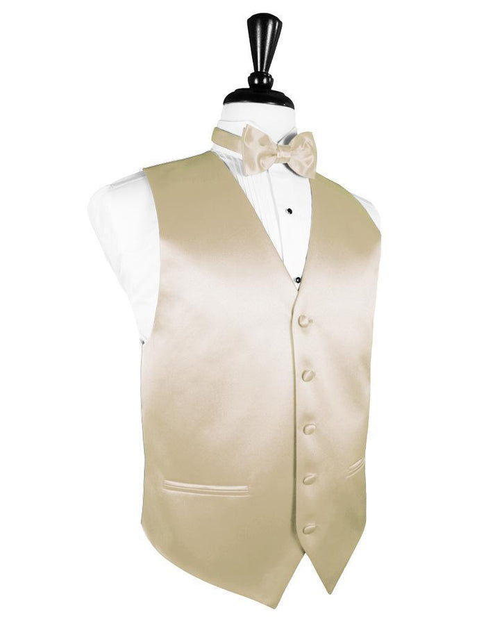 Bamboo Luxury Satin Tuxedo Vest by Cardi