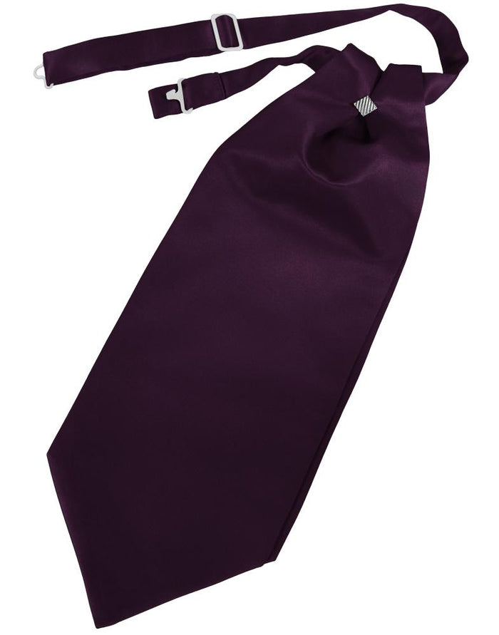Berry Solid Satin Kids Cravat by Cardi