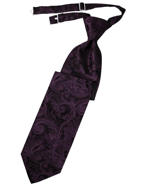 Berry Tapestry Kids Necktie Cardi