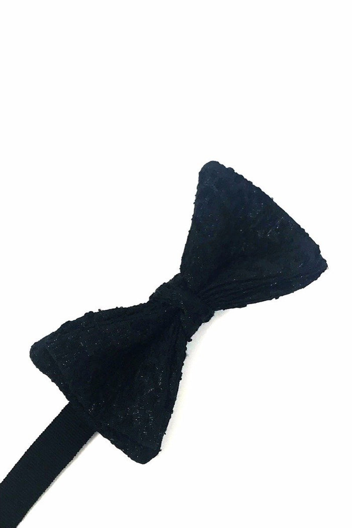 Black Laurent Bow Tie Cardi