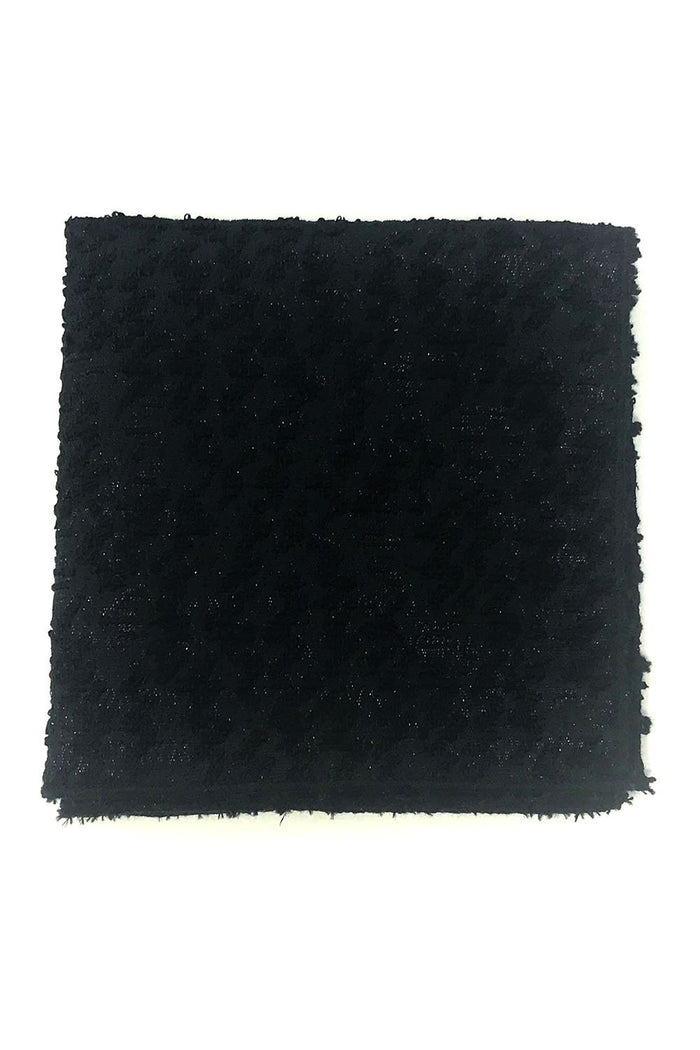 Black Laurent Pocket Square Cardi