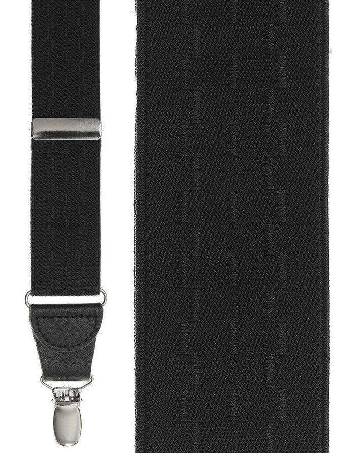 Black New Wave Suspenders by Cardi