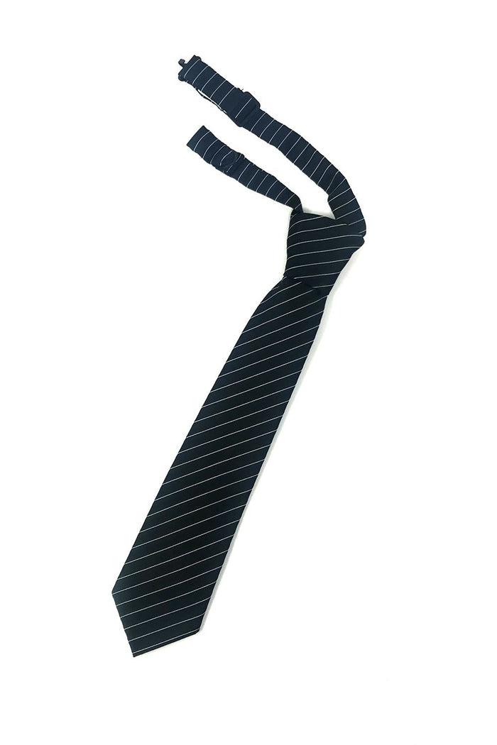 Black Newton Stripe Kids Necktie Cardi