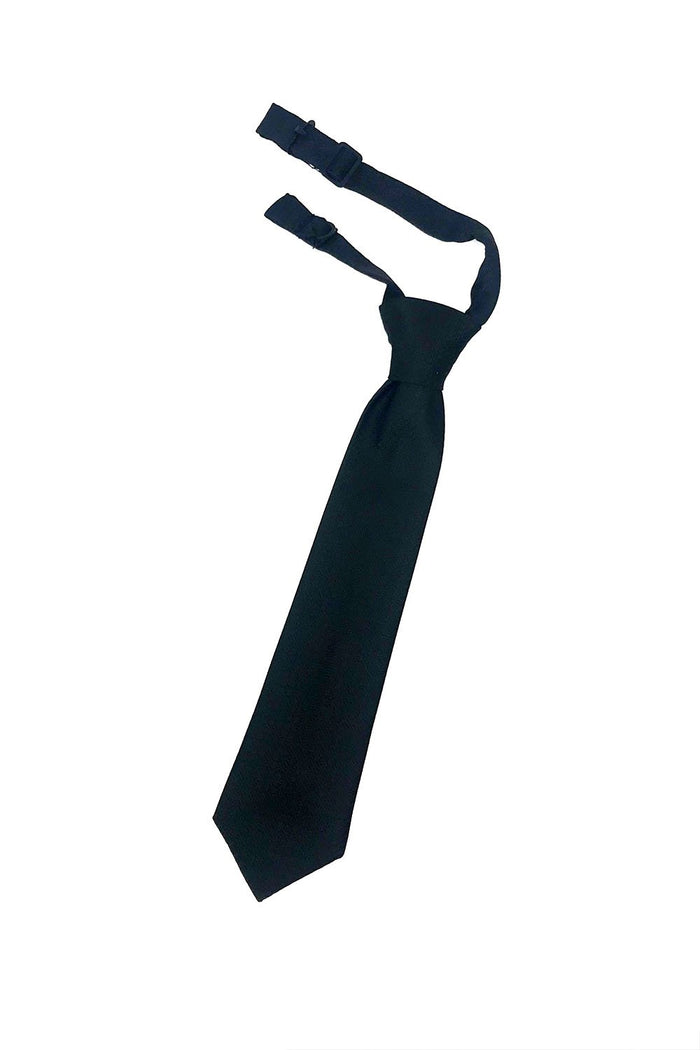 Black Regal Kids Necktie Cardi
