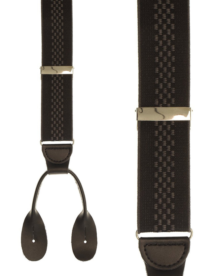 Black Regency Suspenders by Cardi