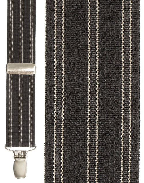 Black Stripe Suspenders Cardi