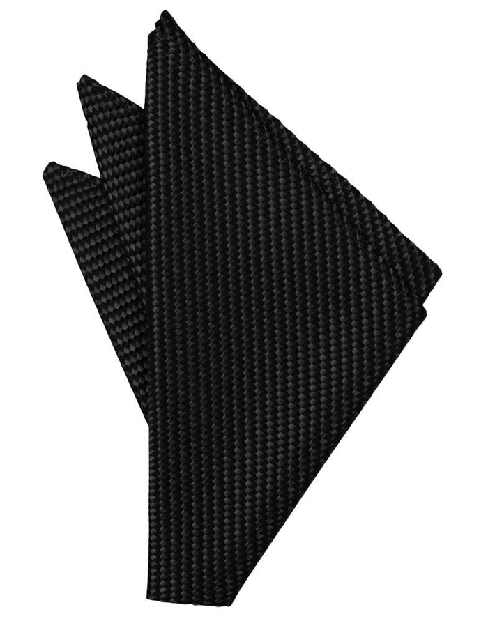 Black Venetian Pocket Square by Cardi