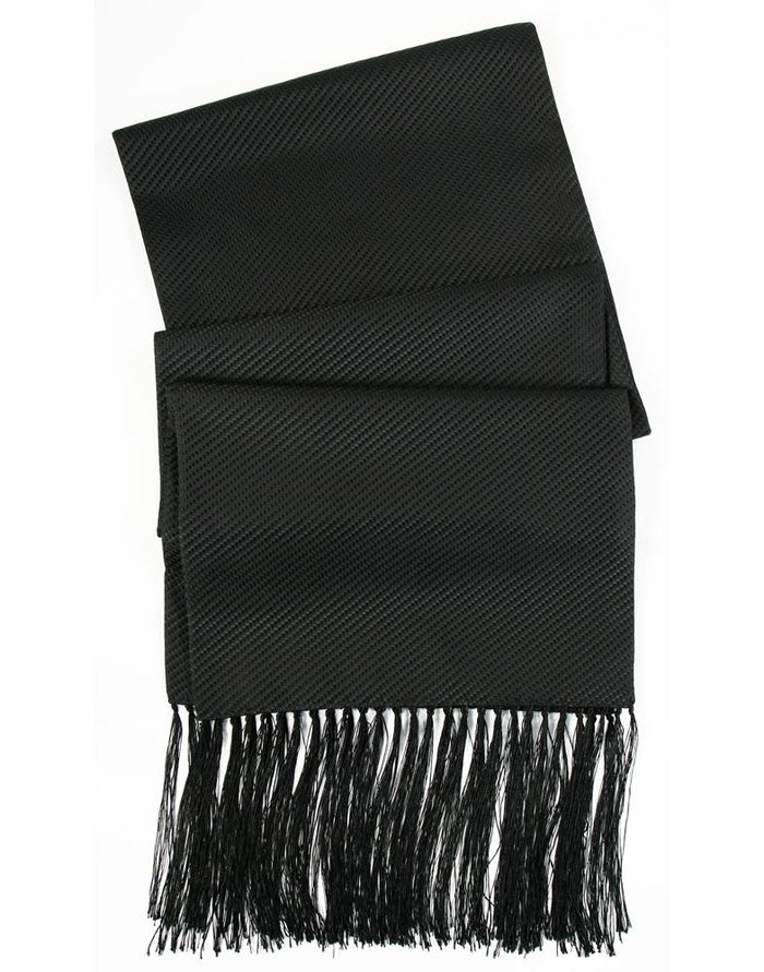 Black Venetian Tuxedo Scarf Cardi
