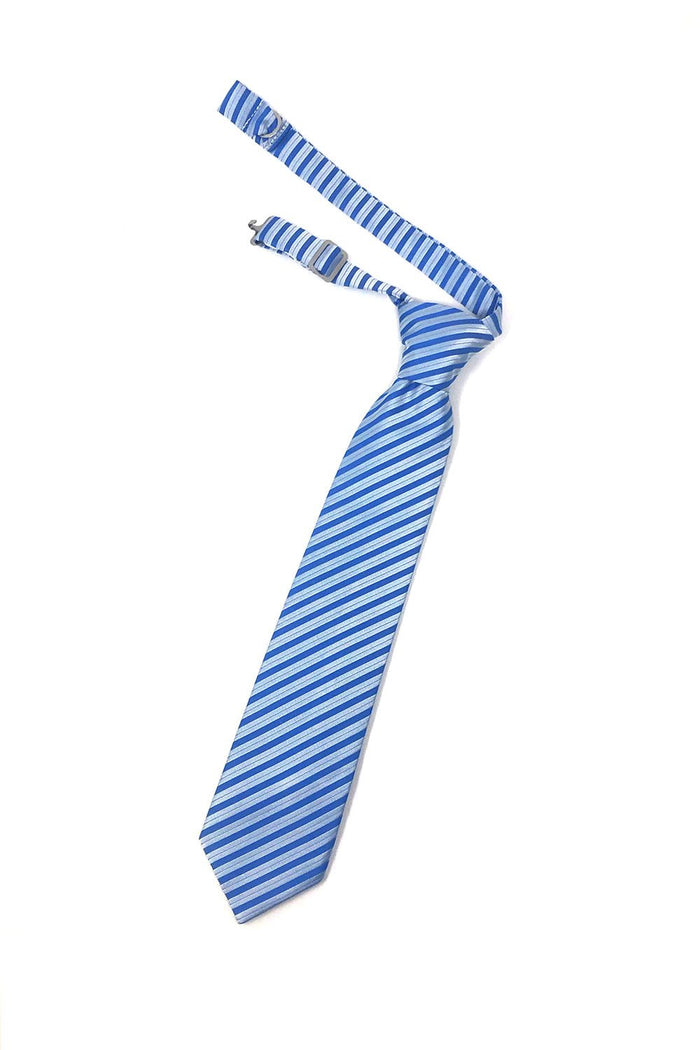 Blue Newton Stripe Kids Necktie by Cardi