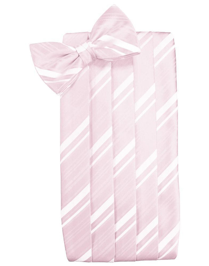 Blush Kids Striped Satin Cummerbund Cardi