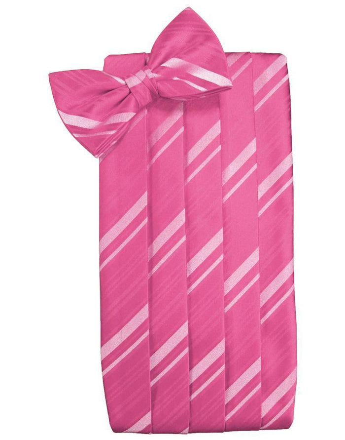 Bubblegum Kids Striped Satin Cummerbund Cardi