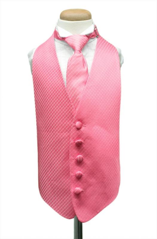 Bubblegum Palermo Kids Tuxedo Vest Cardi