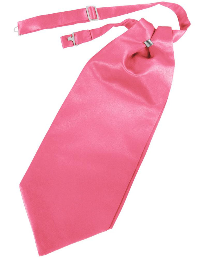 Bubblegum Solid Satin Kids Cravat by Cardi