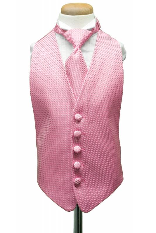 Bubblegum Venetian Kids Tuxedo Vest Cardi