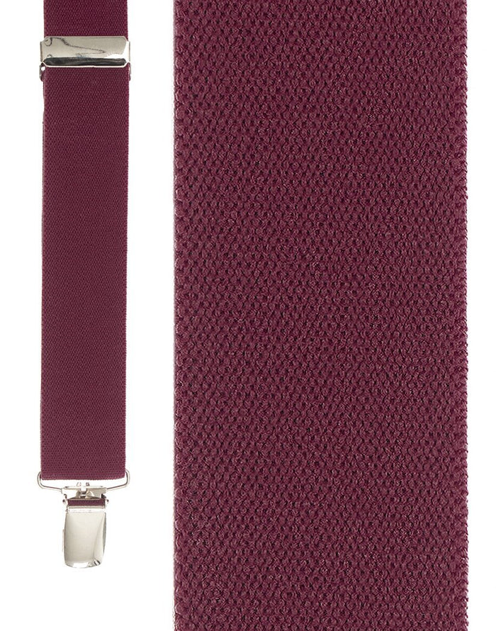 Burgundy Newport Suspenders by Cardi