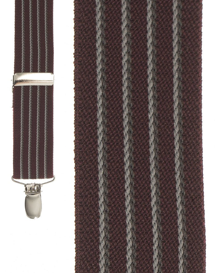 Burgundy Summit Suspenders by Cardi