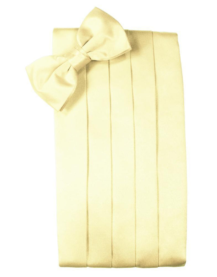 Canary Luxury Kids Satin Cummerbund Cardi