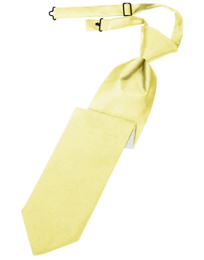 Canary Luxury Satin Kids Necktie Cardi