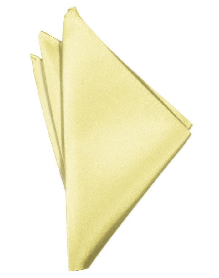 Canary Luxury Satin Pocket Square Cardi