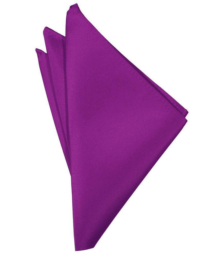 Cassis Luxury Satin Pocket Square by Cardi