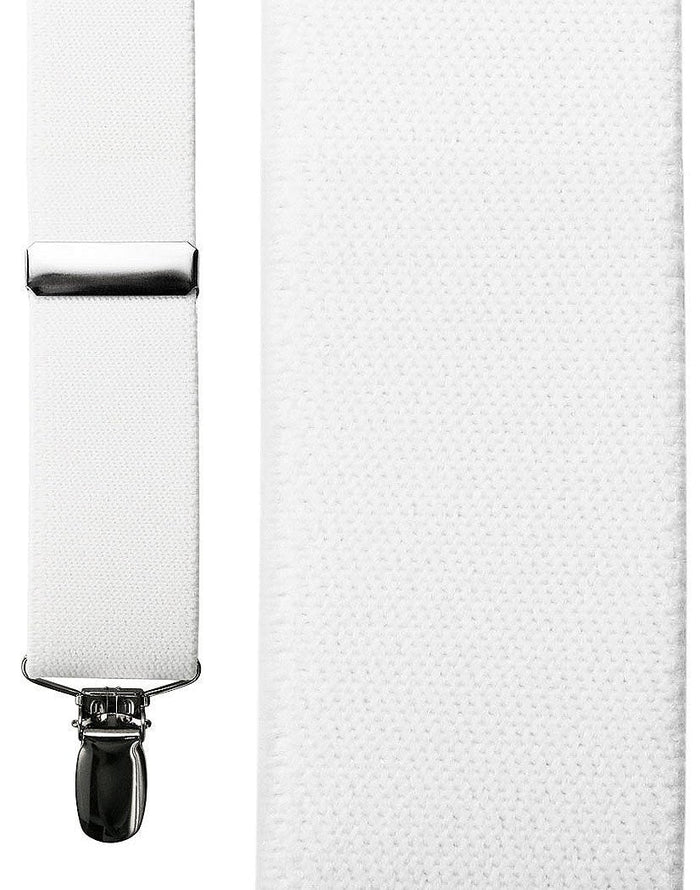 Catania White Suspenders by Cardi