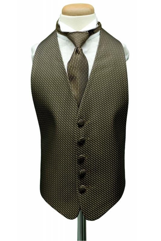 Champagne Venetian Kids Tuxedo Vest by Cardi