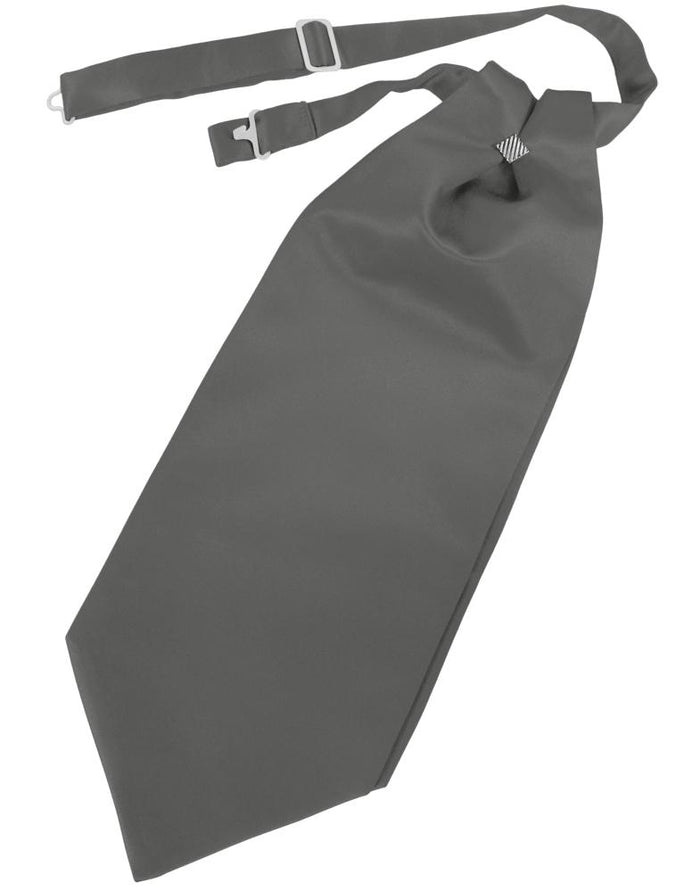 Charcoal Luxury Satin Cravat by Cardi