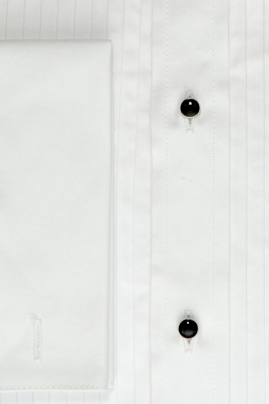 Charles White Spread Collar Tuxedo Shirt by Cardi