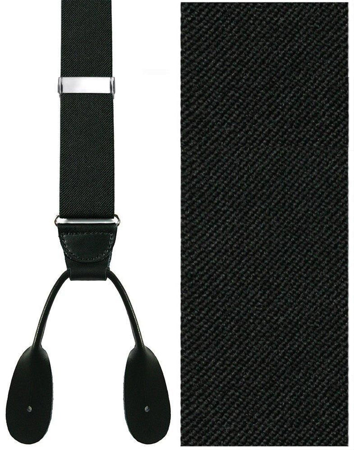 Charles XL Black Suspenders Cardi