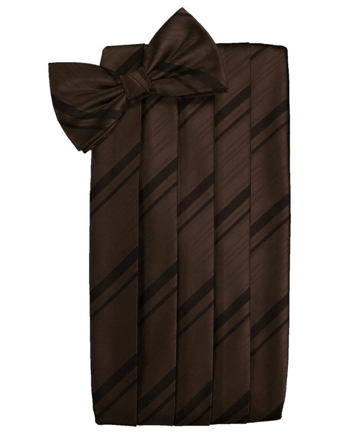 Chocolate Kids Striped Satin Cummerbund Cardi