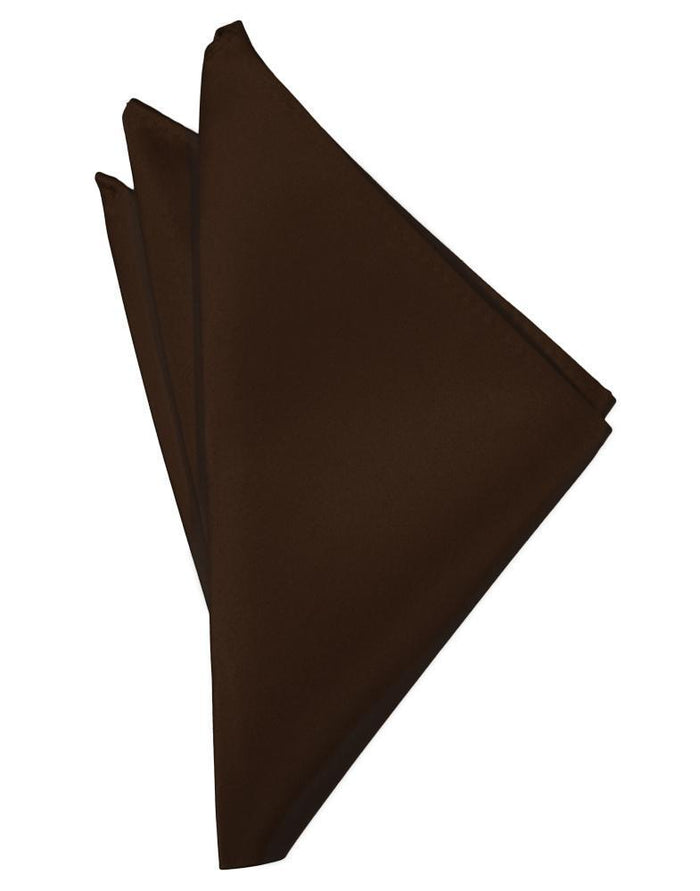 Chocolate Luxury Satin Pocket Square Cardi