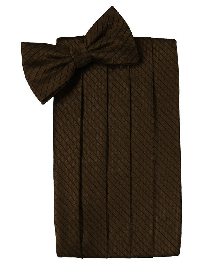 Chocolate Palermo Kids Cummerbund by Cardi