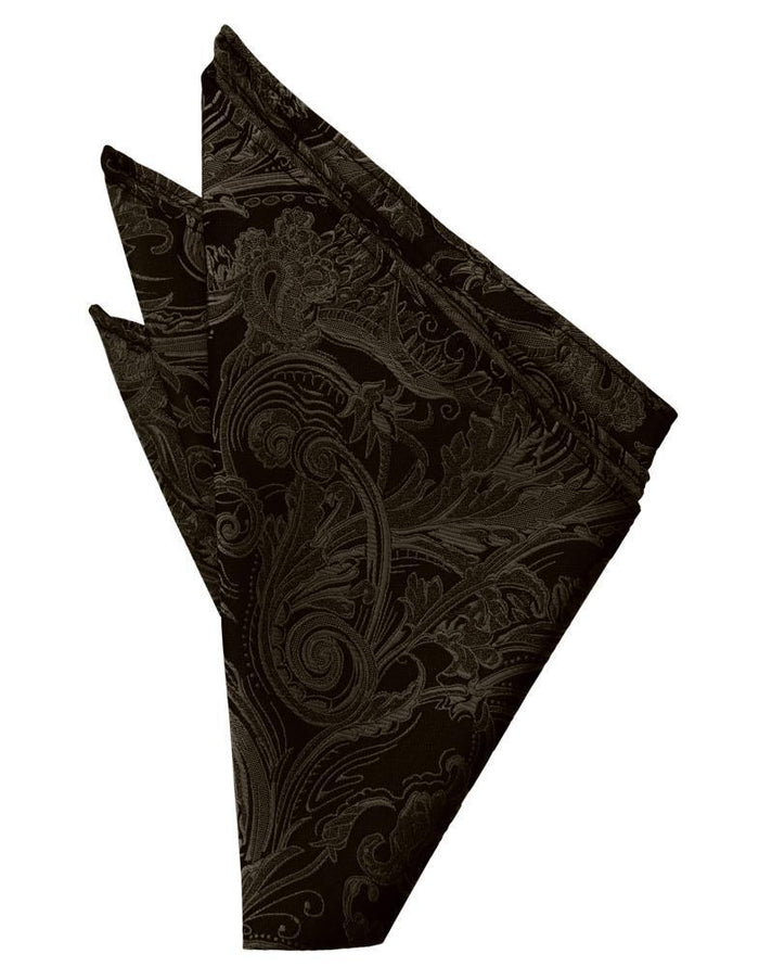 Chocolate Tapestry Pocket Square by Cardi