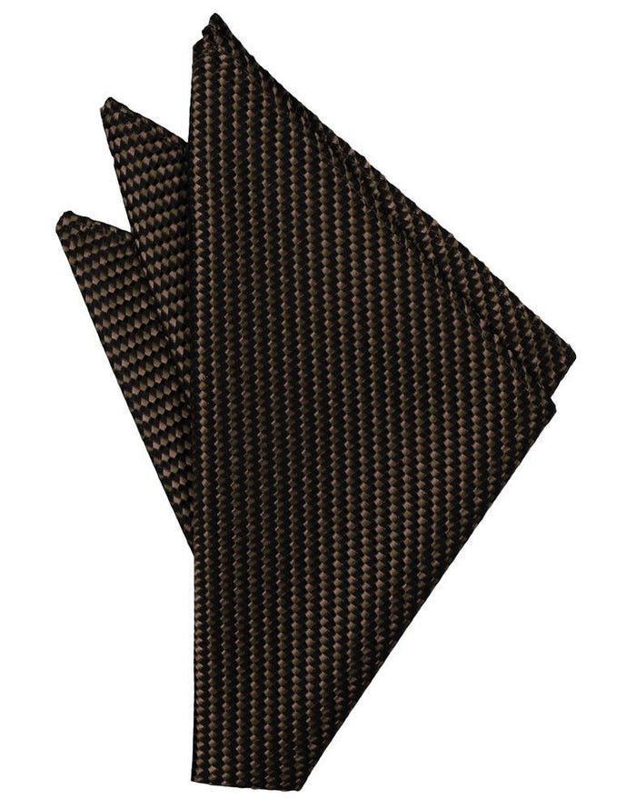 Chocolate Venetian Pocket Square by Cardi