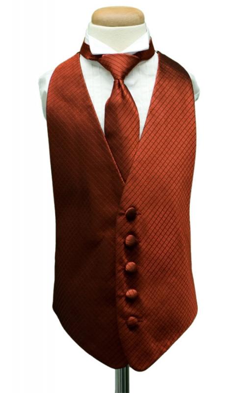 Cinnamon Palermo Kids Tuxedo Vest Cardi