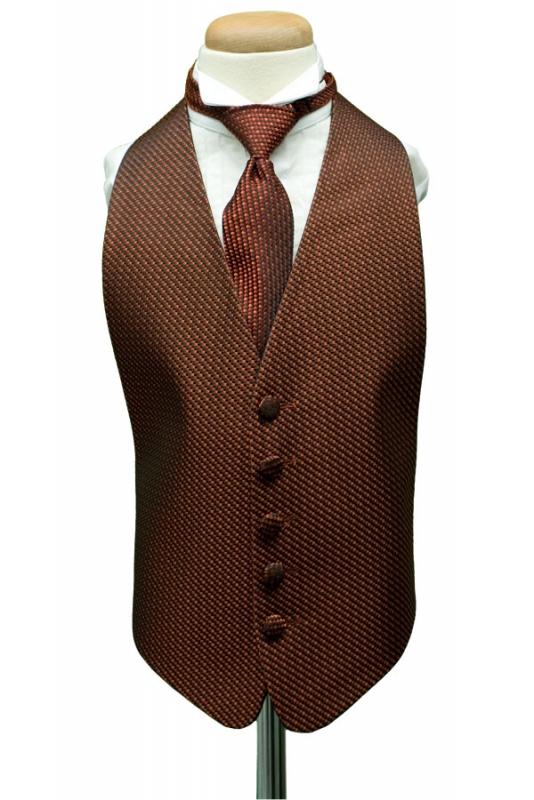 Cinnamon Venetian Kids Tuxedo Vest by Cardi