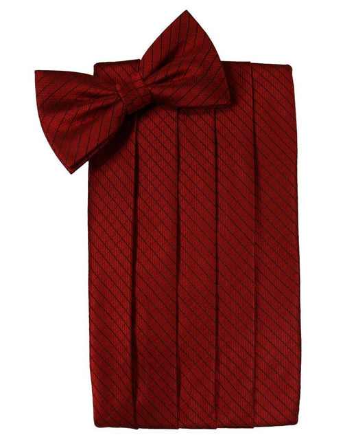 Claret Palermo Cummerbund by Cardi