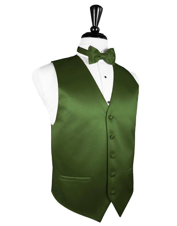 Clover Luxury Satin Tuxedo Vest by Cardi
